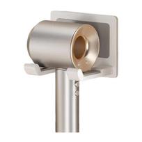 Convenient Adhesive Sturdy Aluminum and Plastic Hair Dryer Organizers for Styling in Bathrooms and Dressing Room balta