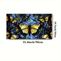 Birds Butterflies Privacy Window Electrostatic Stickers Removable Glass Static Cling Decals Home Decoration Privacy Film