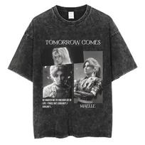 Game Clair Obscur Expedition  Vintage Washed TShirt Unisex HighQuality Loose Cotton Tee Fan Streetwear Casual Tops S