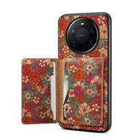 Huawei Mate 70 Pro Cork Print Magnetic Card Holder & Stand Case P70 Ultra raudona