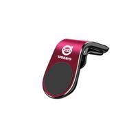 Metal Magnetic Car Phone Holder For Volvo XC60 XC90 S60 V50 V60  V70 V90 S90 Accessories FOR Volvo raudona