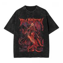 Dante Devil May Cry T Shirts Hip Hop Washed Short Sleeve High Street TShirts for Men Women Tops Streetwear Summer Tops Tees S