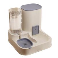 Automatic Dog Feeder And Water Dispenser Large Capacity Feeding And Watering Machine with Sensing Replenishment Sliding Cover Desktop Pet A mėlyna