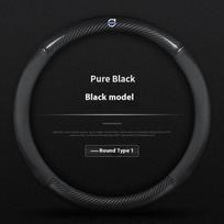 Volvo XC40 XC60 XC70 XC90 S40 S60 S80 S90 V40 V50 V60 V70 V90 C30 C70 Carbon fiber Leather Car Steering Wheel Cover Accessories juoda