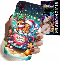 Etui Do Samsung Galaxy Xcover 5 - Renifer Z Piernikiem Merry Christmas