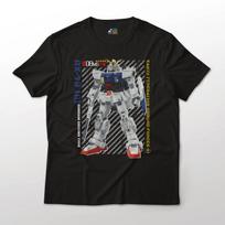 08th MS Team RX-79[G] Gundam Ground Type Anime Graphic Art Cotton T-T-Shirt S