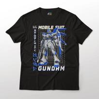 RX-93-V2 HI Nu Gundam Char's Counter Attack Anime Graphic Art Cotton T-T-Shirt 2XL