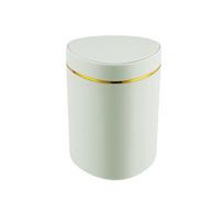Round/Triangle Mini Desktop Trash Can Press Type Garbage Organizer Stable Plastic Waste Bin  Car Green Triangle