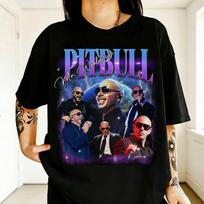 2026 NEW S & Unisex Pitbull Mr. Worldwide Vintage 90's Rap Concert & Swea Iconic Album Tracklist S įvairiaspalvis