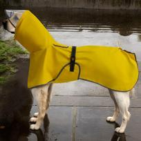 Waterproof dog raincoat belly cape corgi teddy golden retriever pet raincoat reflective dog raincoat manufacturer L 2.5-5kg geltona