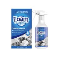 JAYSUING Dishwasher Foam Cleaner 120ml Heavy Duty Degreaser Residue-Free Home Commercial Use