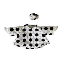 Soft Porch Goose Futbol Uniform Creative Soccer Goose Costume Lawn Goose Outfit  Porch Decoration 1 Set