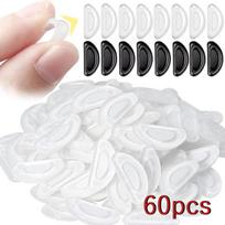 10/60pcs Glasses Nose Pads Adhesive Silicone Nose Pads Non-slip Transparent Nosepads for Glasses Eyeglasses Eyewear Accessories
