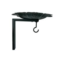 Outdoor Metal Bird Feeder Wall Mount Decorative Garden Hanging Bird Bath with Hook for Backyard Patio Yard One Size juoda