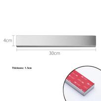 LMETJMA Profesionalus magnetinis peilių laikiklis Nerūdijančio plieno magnetinis peilių laikiklis Stovas Virtuvinių peilių juosta 30 40 50 cm JT333