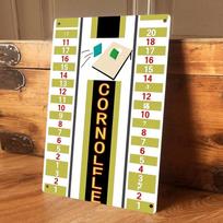 1 piece American-style cornhole game-themed tin plaque, retro style indoor and outdoor wall decoration, gift for sports enthusia (as the picture,20x30cm)