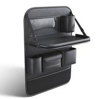Organizador de asiento trasero de coche con mesa plegable soporte de almacenamiento para automóvil