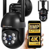 Kamera Ip Wifi Smart Zewnętrzna Obrotowa Alarm 8Mpx Detekcja Ruchu 4X Zoom