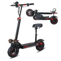 EU 2026 J11-Max Folding Electric Scooter 1200W Motor 48V18AH 10-inch Tires Adult Travel E-Scooter with Seat 30-40 Miles Escooter EU 2026 J11-Max