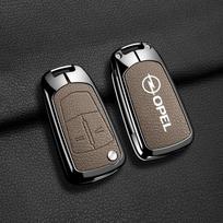 Metalinė Odinė Automobilio Nuotolinio Rakto Dėklas Apsauginis Apvalkalas Opel Vauxhall OPC ADAM Insignia Antara Corsa J D H Kadett GT Priedams