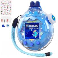 GOKEI Tamagotchi Paradise Protective Case Cover Replacement Caps Includes 3 Films Strap Tested Actual Device Hard Clear PC Material Shockproof Scratch