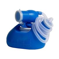 1 Set Spill Proof Spill Proof Men Urinal Portable 2000ml Portable Urinal  Camping mėlyna