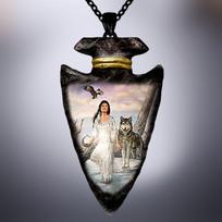 New Indian Elder Pendant Animal Black Link Chain Punk Style Men's Hip Hop Valentine's Day Gift Pendant
