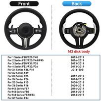 M-series steering wheel, suitable for BMW F01 F10 F11 F20 F21 F30 F31 F34 F32 F33 F36 F22 F23 F48 M3 M5 steering wheel automotive parts M3 leather (no airbag） juoda
