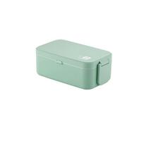Microwavable 2 Layer Picnic Lunch Box Separated Food Storage Box Food Container  Outdoor Green 1 Layer