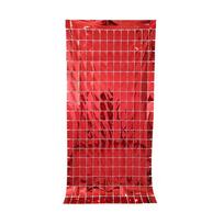 Square Shape Sequin Backdrop Sequins Glitter Party Decoration Backdrop Sparkling Effect Luxury Design Event Decor Wall Holidays raudona