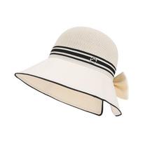 Elegantiška Didelė Kaspinė Moteriška Šiaudinė Skrybėlė nuo Saulės, Nerta, Platus Kraštas, Apsauga nuo Saulės, Kaspinas, Kepuraitė nuo Saulės, Lauko XS（old） smėlis