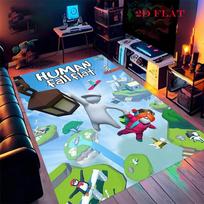 Human Fall Flat Carpet Rug for Living Room Bedroom Home Sofa Decoration,Kids play Nonslip Floor Mat 40x60cm( 15x23in )
