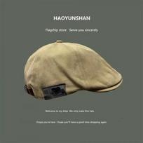 Medvilninės Peaky Blinders kepurės vyrams, skrybėlės, beretės, britiško vakarietiško stiliaus, Ivy kepurė, klasikinė žieminė moteriška, vintažinė lininė beretė adjustable smėlis