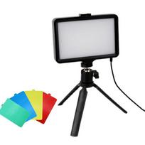 With Tripod LED Photography Video Light 4 Color Cards Photography LED Light  Studio tripod