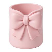 Creative Bow Pen Holder Multi-function Makeup Brush Storage Case Pencil Storage Box  Home balta