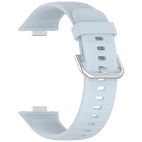 New Replacement Silicone Strap Smart Watch Watchband Watch Bracelet Accessories Sport Wristband for Huawei Watch Fit 3 šviesiai mėlyna spalva