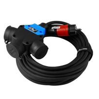 Przedłużacz Trójdrożny Kabel Zasilający 230V 3X230V 10M Gumowy