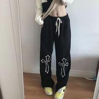 Baggy Wide Leg Pants Women Harajuku  Grunge Trousers  Fashion Clothes S juoda
