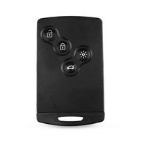 Nuotolinis išmaniosios kortelės raktų dėklas, skirtas Renault Laguna Clio Koleos Key Shell Smart Card 2/3/4 mygtukas su įdėtu mažu rakto ašmeniu Model 3