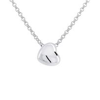 Collier Enfants - LÉA & ARTHUR - CŒUR - Argent 925 Rhodié - Longueur Régalable 39-42cm - Mixte sidabras