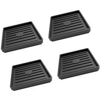 Pack Of 4 Rubber Casters Cups Furniture Grippers Round Sofa Stoppers Anti Skids Pad for Bed Table Chair Daily Use B