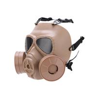 M04 Viso veido kaukė M05 Prop Biocheminio dujų veido skydas su dvigubo ventiliatoriaus filtrų bakeliais UV spinduliams atsparūs akiniai nuo saulės lęšiai gray