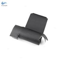 Soft Perforated Leather Cover For VW Golf 2009 Passat B5 Polo For Seat Leon 1999-2015 Hand Sewing Car Steering Wheel Cover juoda