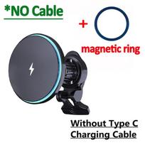 Wireless Charge Stand Air Vent Chip Phone Holder Car Fast Charging for MagSafe Charger For iPhone 17 16 15 14 13 Pro Max samsung