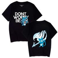Vasaros Pasaka Uodega Pasaka Naz Anime Aplinkos Rudens ir Žiemos Vyrai ir Moterys Vasaros Trumpomis Rankovėmis T-shirt XXXXL juoda