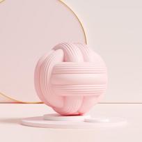 Yoga & Fitness Massage Ball for Muscle Relief - Ideal for Shoulders, Neck, Waist, and Fascia Training rožinė