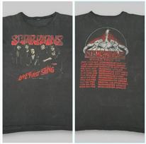 SCORPIONS ‘Love at First Sting Tour’ 1984, Vintage, charcoal shirt, Fan gift Unisex T-Shirt XXXXL
