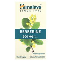 Himalajų berberinas, 500 mg, 60 vegetariškų kapsulių