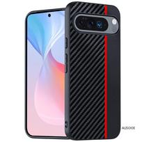 Funda for Google Pixel 10 Pro XL 9 8 8A Case Luxury Fiber Texture PU-Leather Protection Capa for Google Pixel 10 Pro Cover Pixel 10 Pro XL