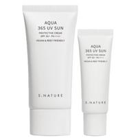 S-NATURE Aqua 365 UV Suncream 80ml + 40ml Special Set (SPF 50+ PA++++) - Daily Hydrating Sun Protection Duo